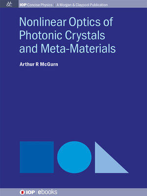 cover image of Nonlinear Optics of Photonic Crystals and Meta-Materials